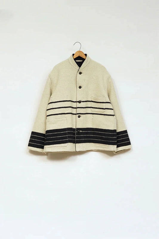 ◯ Nigel Cabourn - MOUNTAINEER BLANKET JK - IVORY