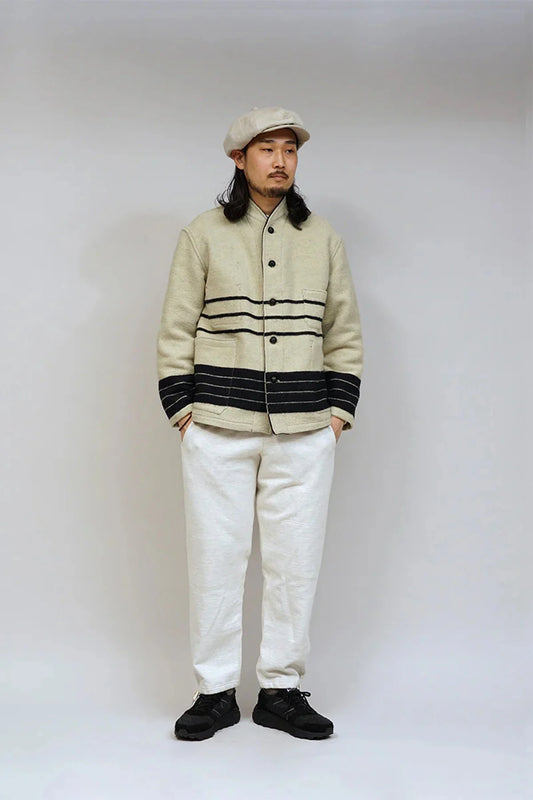 ◯ Nigel Cabourn - MOUNTAINEER BLANKET JK - IVORY