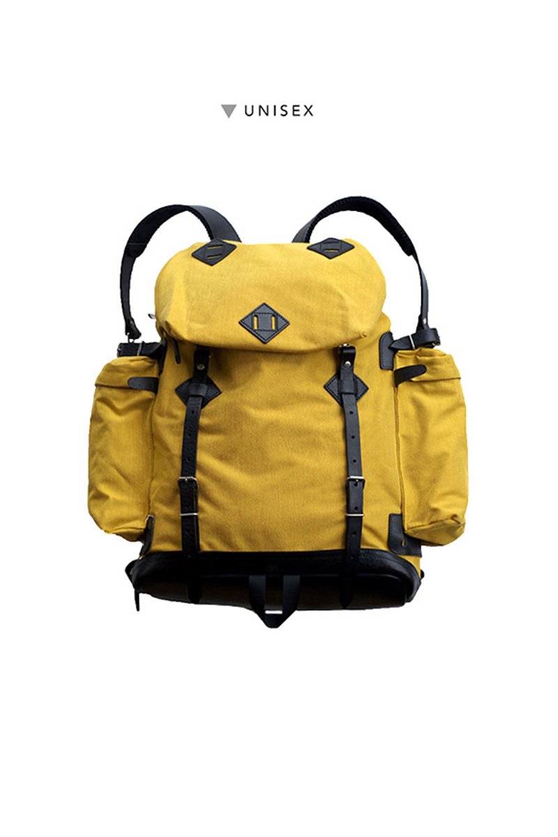 OLD JOE ★★★ EXCLUSIVE - OLD ALPINE BACK BAG - YELLOW