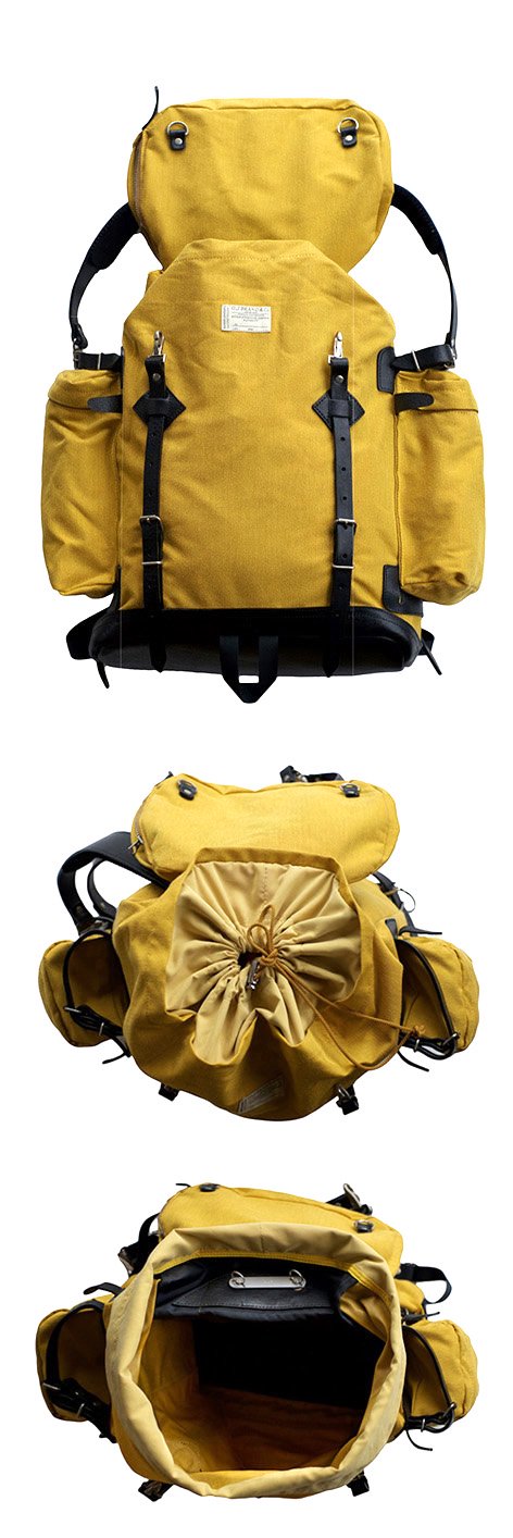 OLD JOE ★★★ EXCLUSIVE - OLD ALPINE BACK BAG - YELLOW