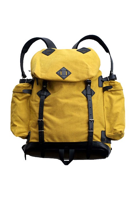 OLD JOE ★★★ EXCLUSIVE - OLD ALPINE BACK BAG - YELLOW