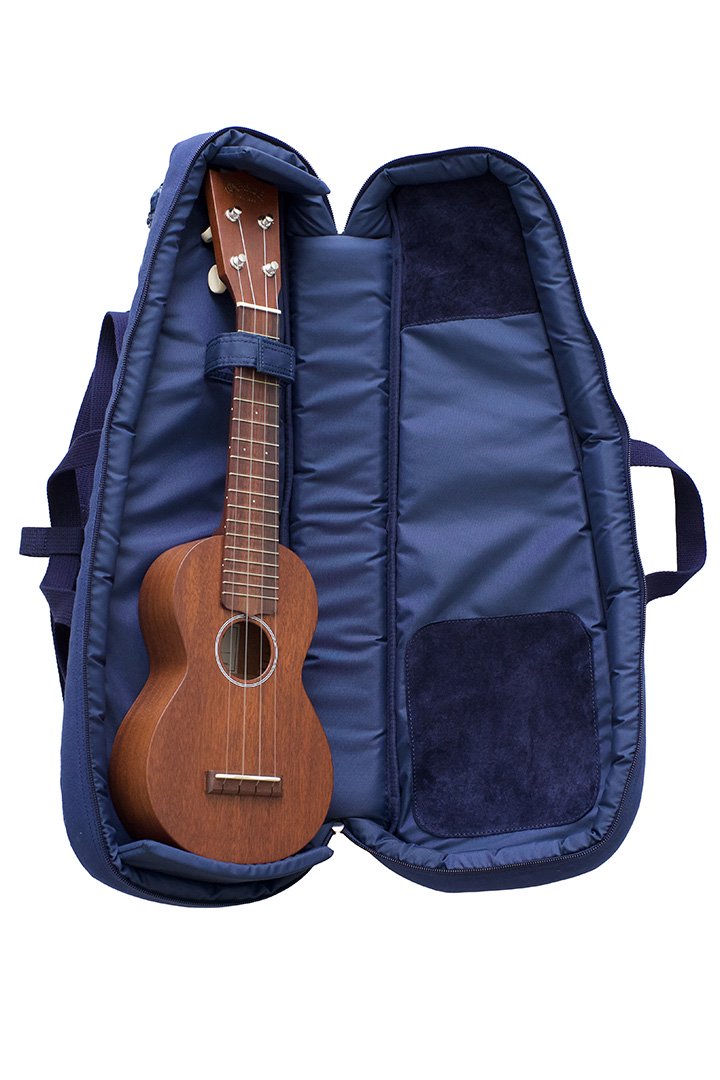 Porter Classic ★★★ - INDIGO PALAKA UKULELE CASE - NAVY - KANAZAWA EXCLUSIVE