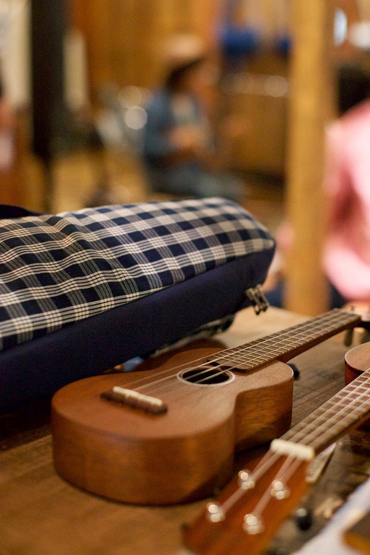 Porter Classic ★★★ - INDIGO PALAKA UKULELE CASE - NAVY - KANAZAWA EXCLUSIVE