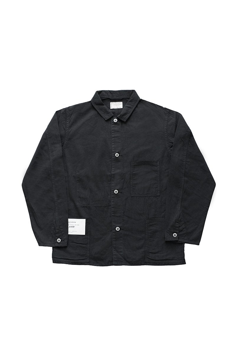 OLD JOE ★★★ EXCLUSIVE- SUMMER THREE POCKET CHORE JACKET - INK BLACK