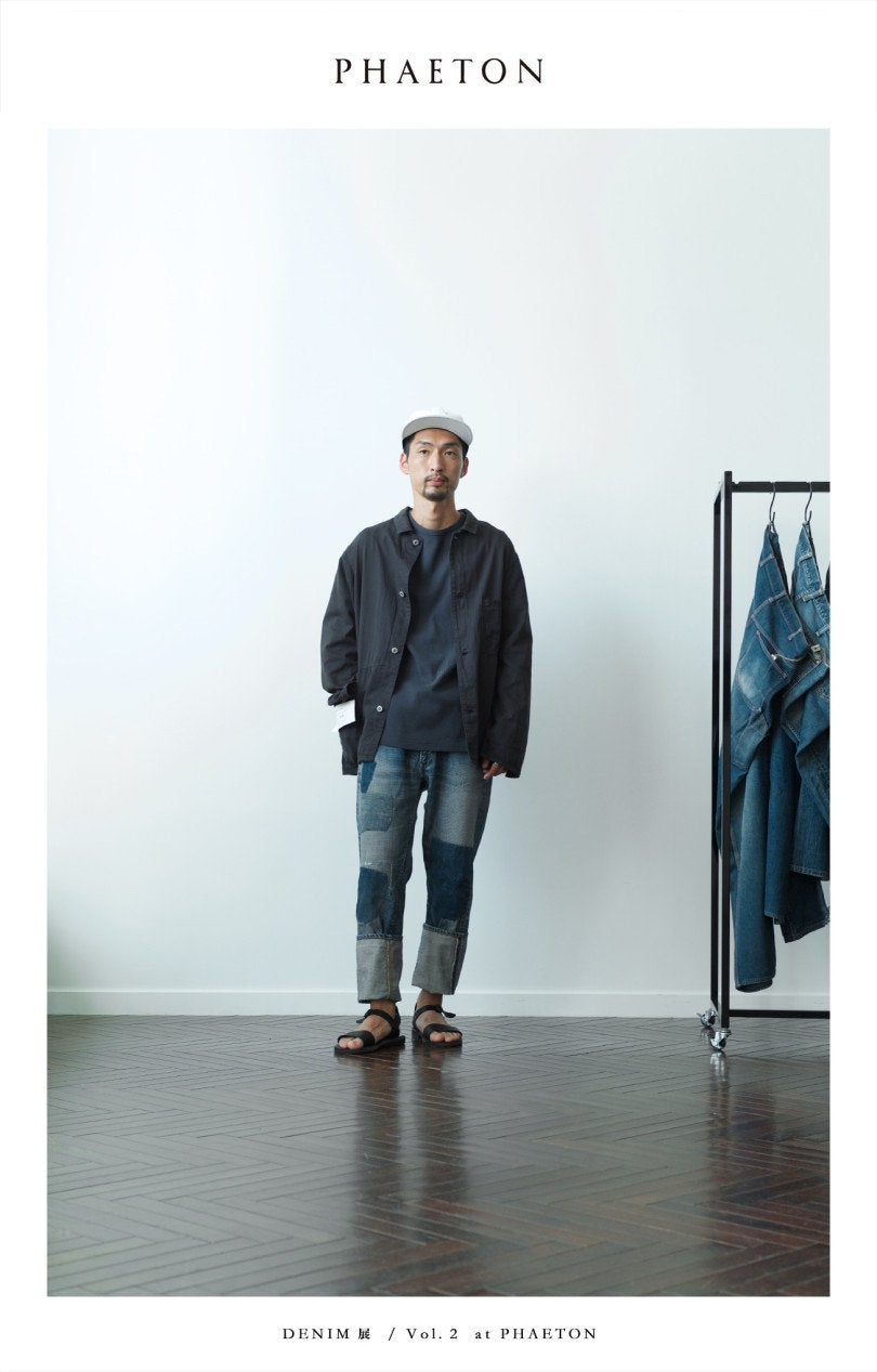 OLD JOE ★★★ EXCLUSIVE- SUMMER THREE POCKET CHORE JACKET - INK BLACK