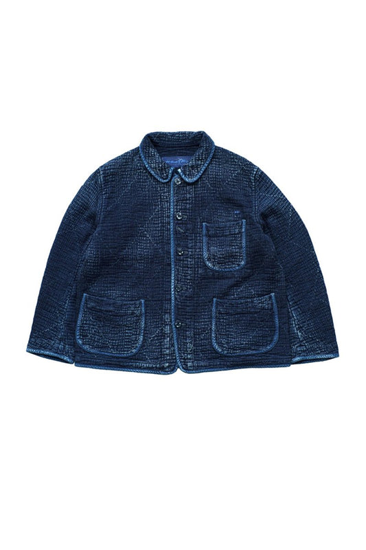 Porter Classic - SASHIKO FRENCH JACKET - BLUE