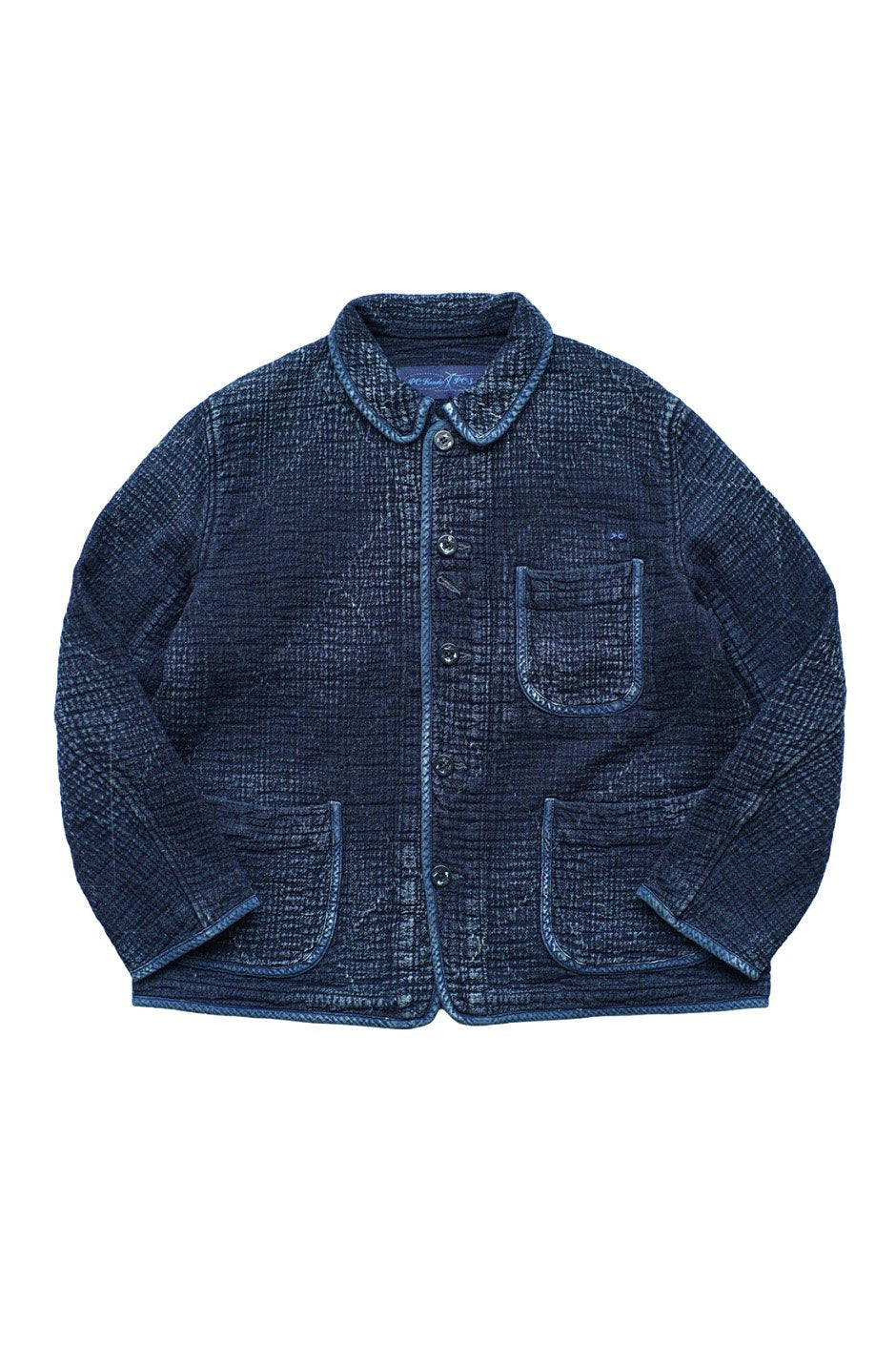 Porter Classic - SASHIKO FRENCH JACKET - BLUE