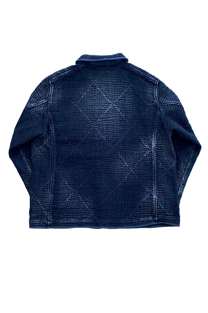 Porter Classic - SASHIKO FRENCH JACKET - BLUE