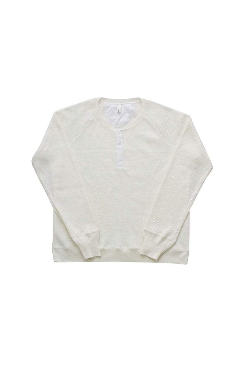 humoresque - WAFFLE SWEAT - WHITE - MENS