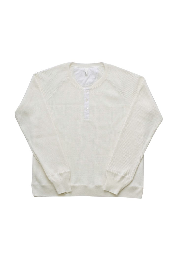 humoresque - WAFFLE SWEAT - WHITE - MENS