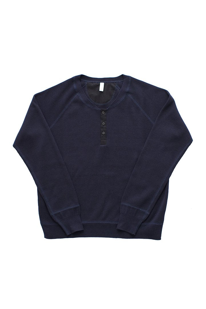 humoresque - WAFFLE SWEAT - NAVY - MENS