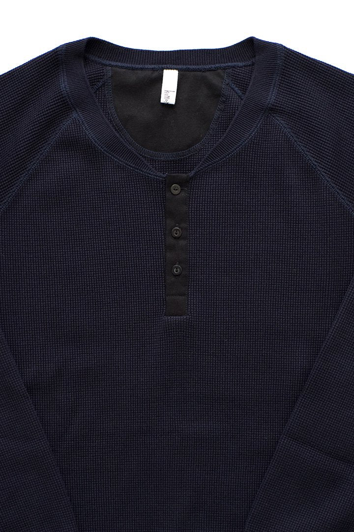 humoresque - WAFFLE SWEAT - NAVY - MENS