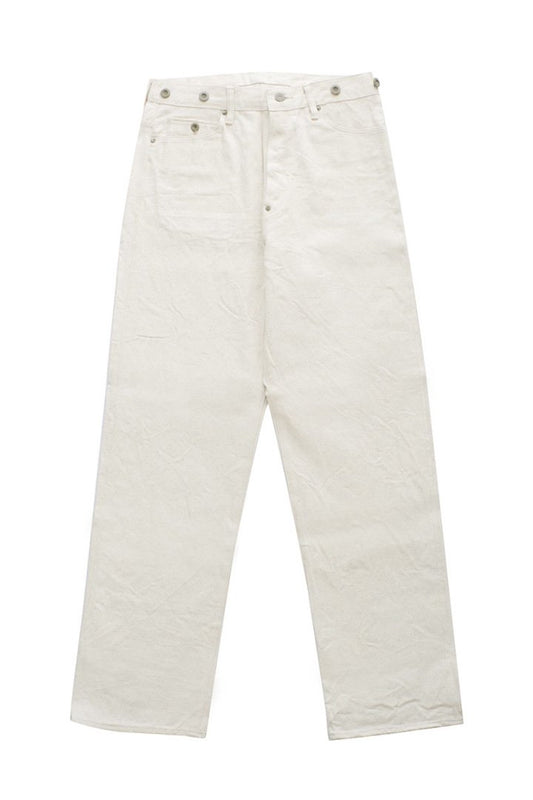 Nigel Cabourn - 4 POCKET JEANS (12oz) - ECRU