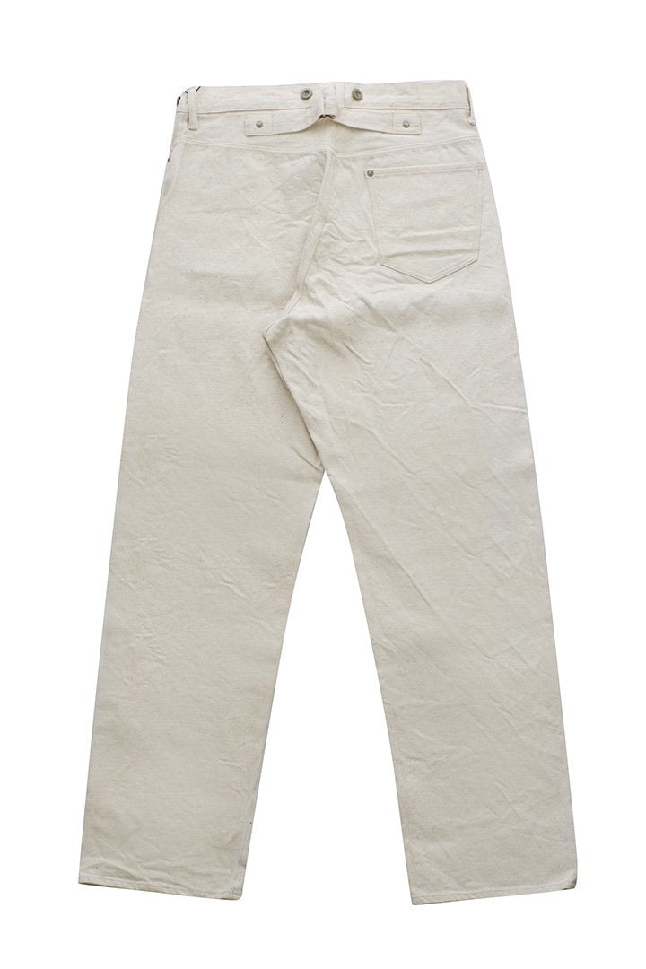 Nigel Cabourn - 4 POCKET JEANS (12oz) - ECRU