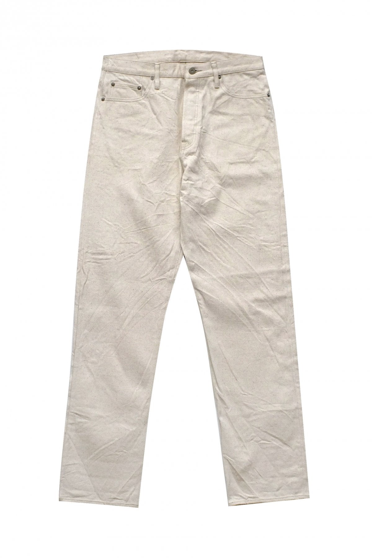 Nigel Cabourn - 5 POCKET JEANS (12oz) - ECRU