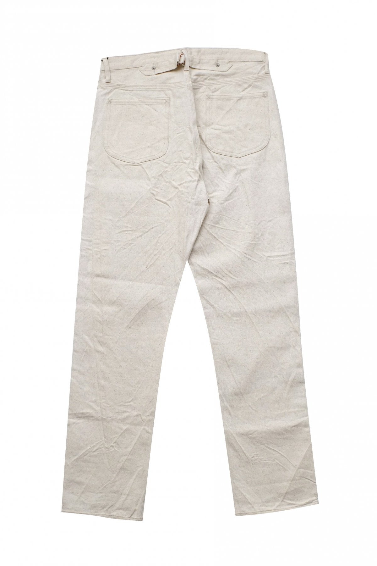 Nigel Cabourn - 5 POCKET JEANS (12oz) - ECRU