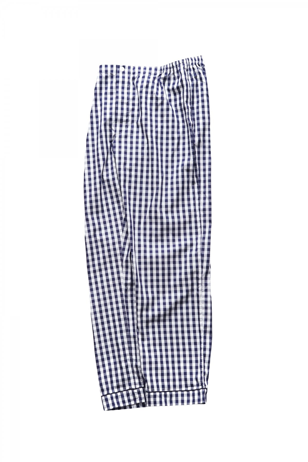 SLEEPY JONES - MARCEL PAJAMA PANT - LARGE GINGHAM NAVY