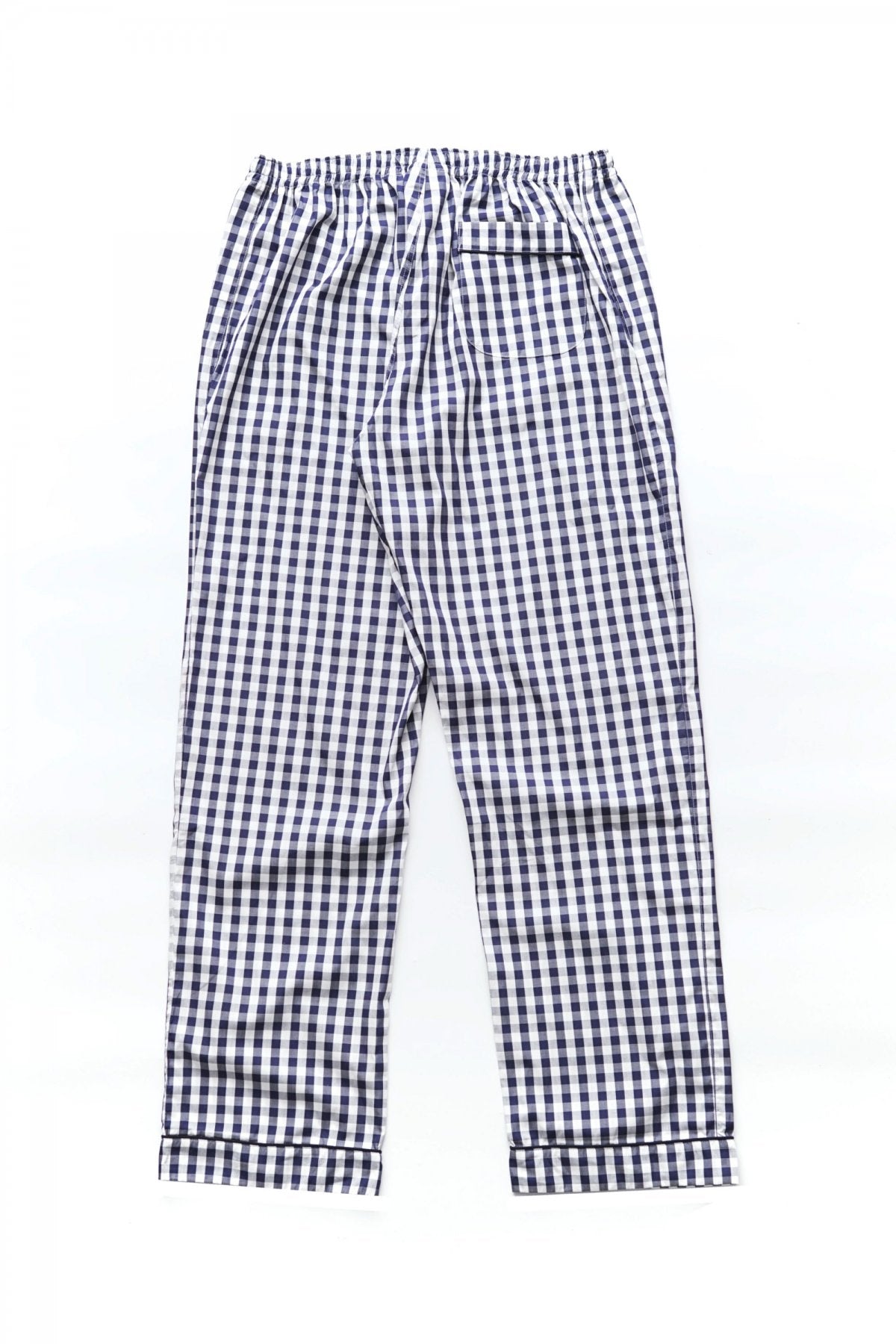 SLEEPY JONES - MARCEL PAJAMA PANT - LARGE GINGHAM NAVY