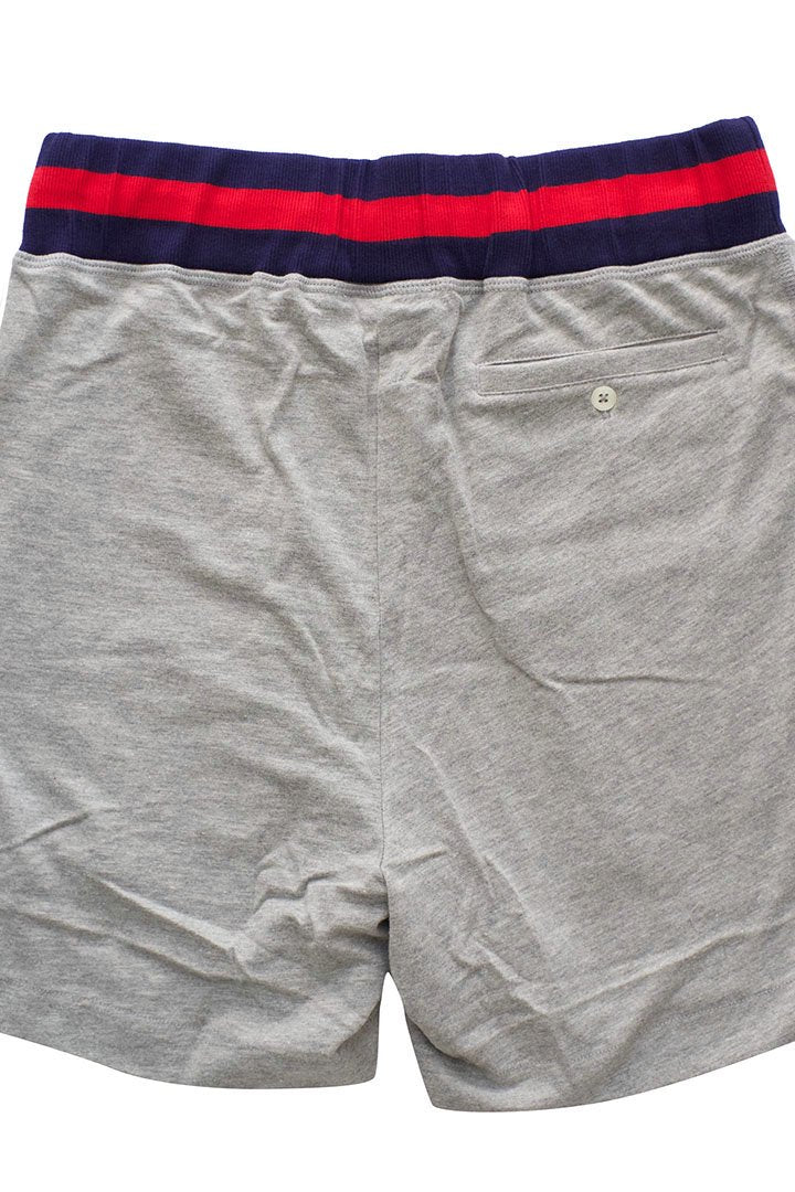 SLEEPY JONES - SPIKE LOUNGE SHORT - HEATHER FLEECE GREY