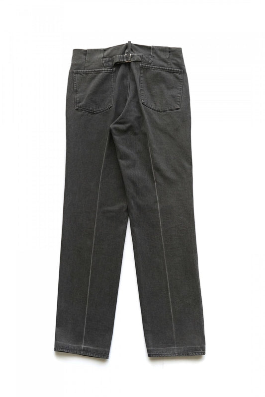 OLD JOE - HIDDEN BELT LOOP WAIST OVERALLS - FADE BLACK