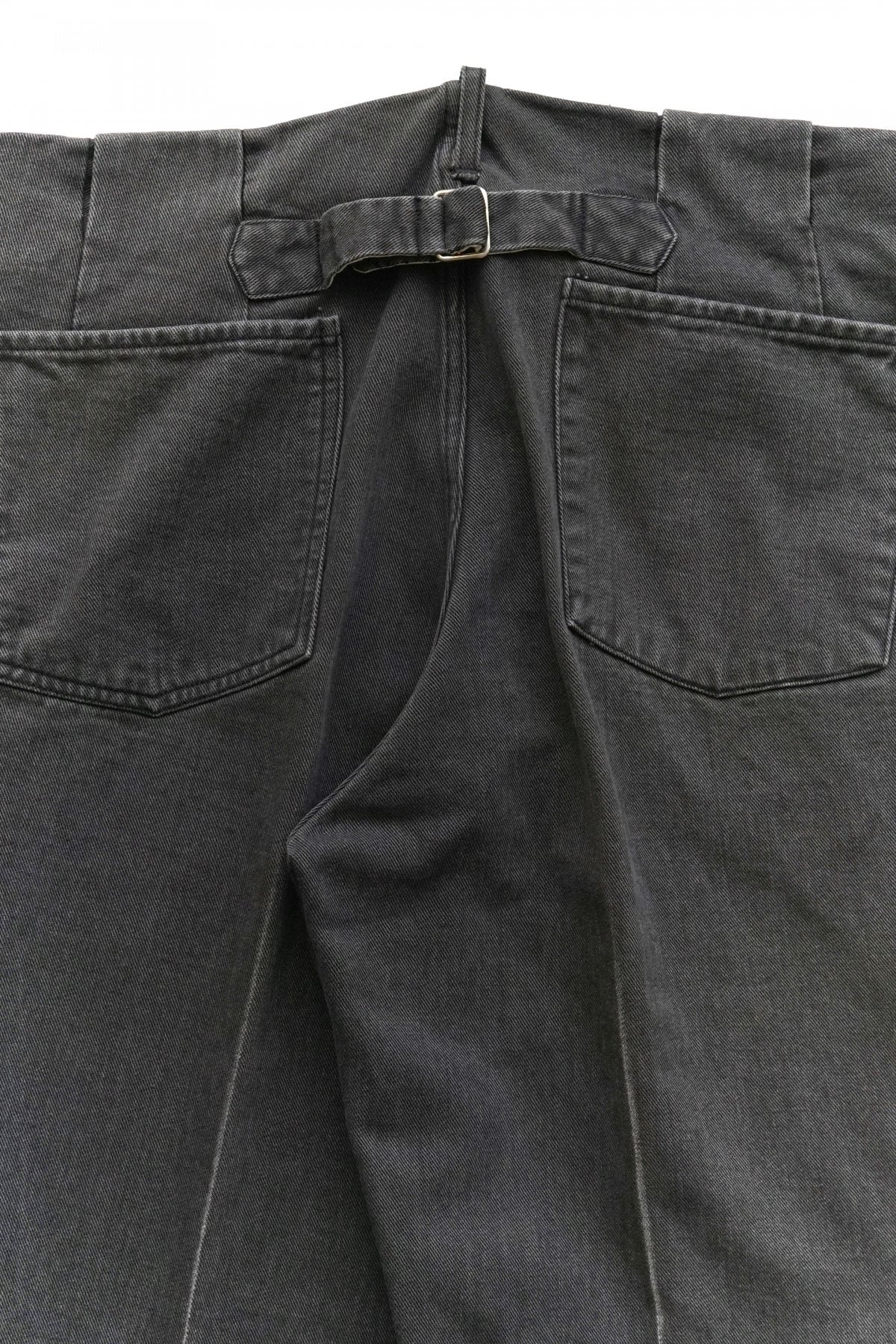 OLD JOE - HIDDEN BELT LOOP WAIST OVERALLS - FADE BLACK