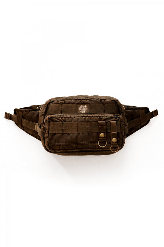 Porter Classic ★★★ - SUPER NYLON WAIST BAG - GOLDEN BROWN EXCLUSIVE