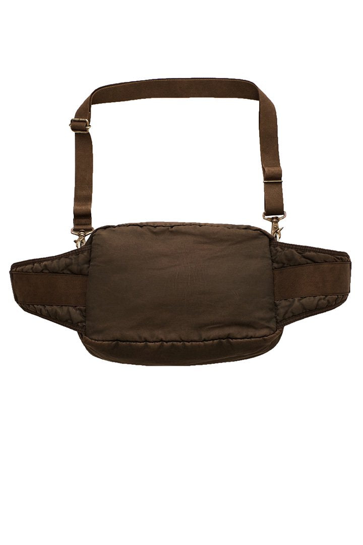 Porter Classic ★★★ - SUPER NYLON WAIST BAG - GOLDEN BROWN EXCLUSIVE