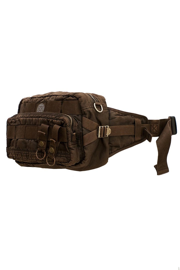 Porter Classic ★★★ - SUPER NYLON WAIST BAG - GOLDEN BROWN EXCLUSIVE