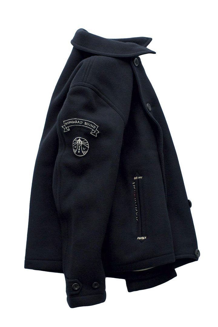 Porter Classic ★★★ - MELTON PEA COAT - NAVY HOBO CUSTOM EXCLUSIVE