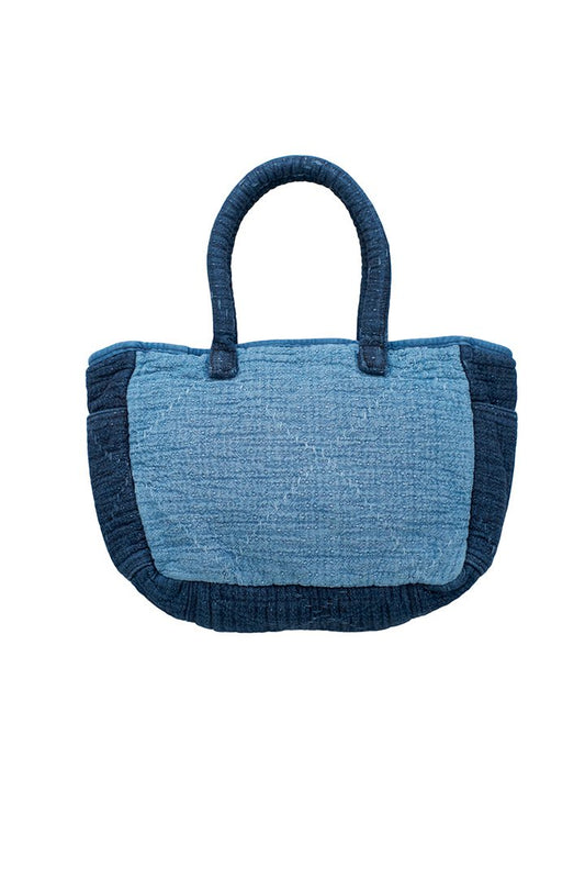 Porter Classic - PC SASHIKO TOTE BAG- NEW BLUE