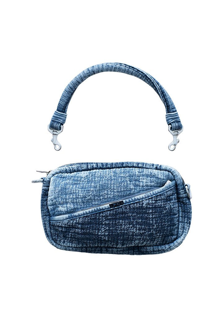 Porter Classic - PC SASHIKO SHOULDER BAG- OLD BLUE