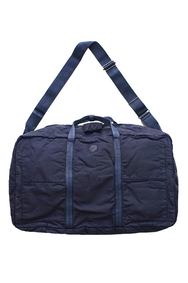 Porter Classic - SUPER NYLON TRAVEL BOSTON (L) - INDIGO BLUE