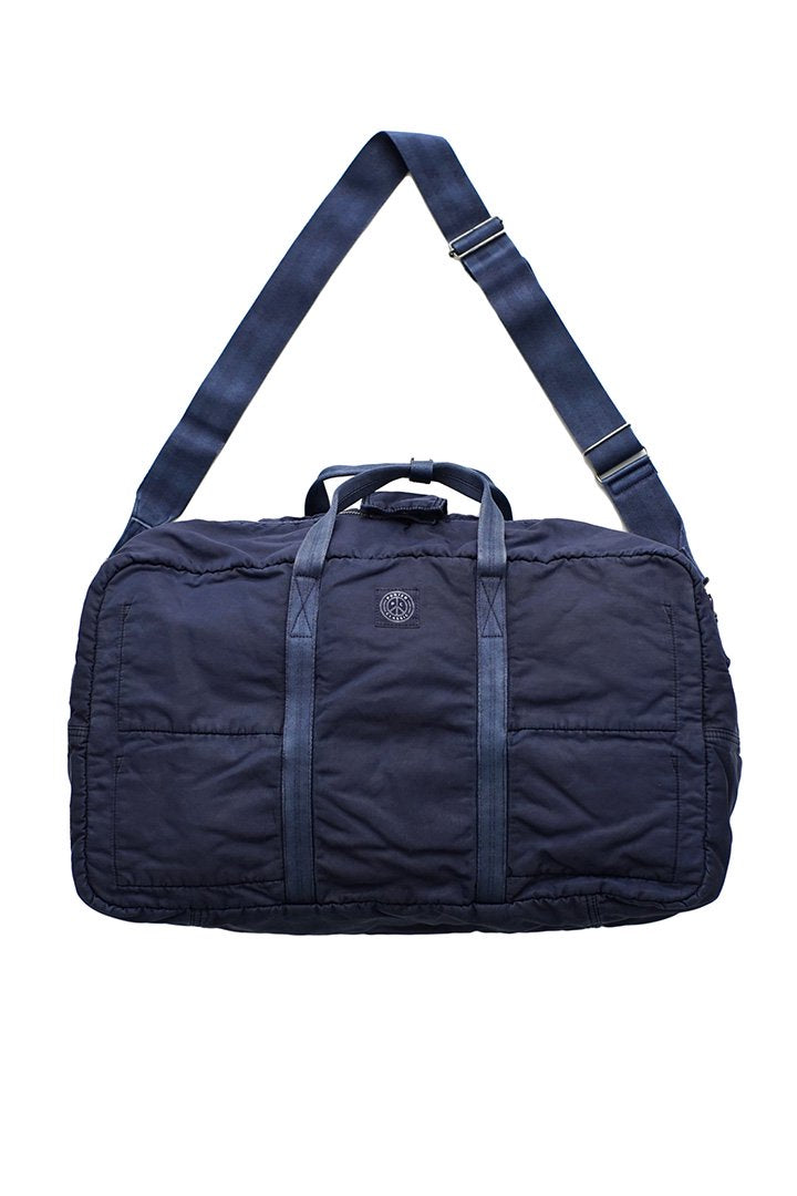 Porter Classic - SUPER NYLON TRAVEL BOSTON (M) - INDIGO BLUE