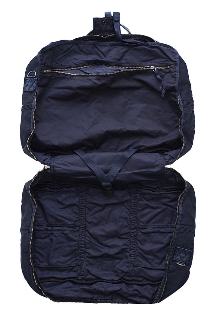 Porter Classic - SUPER NYLON TRAVEL BOSTON (M) - INDIGO BLUE