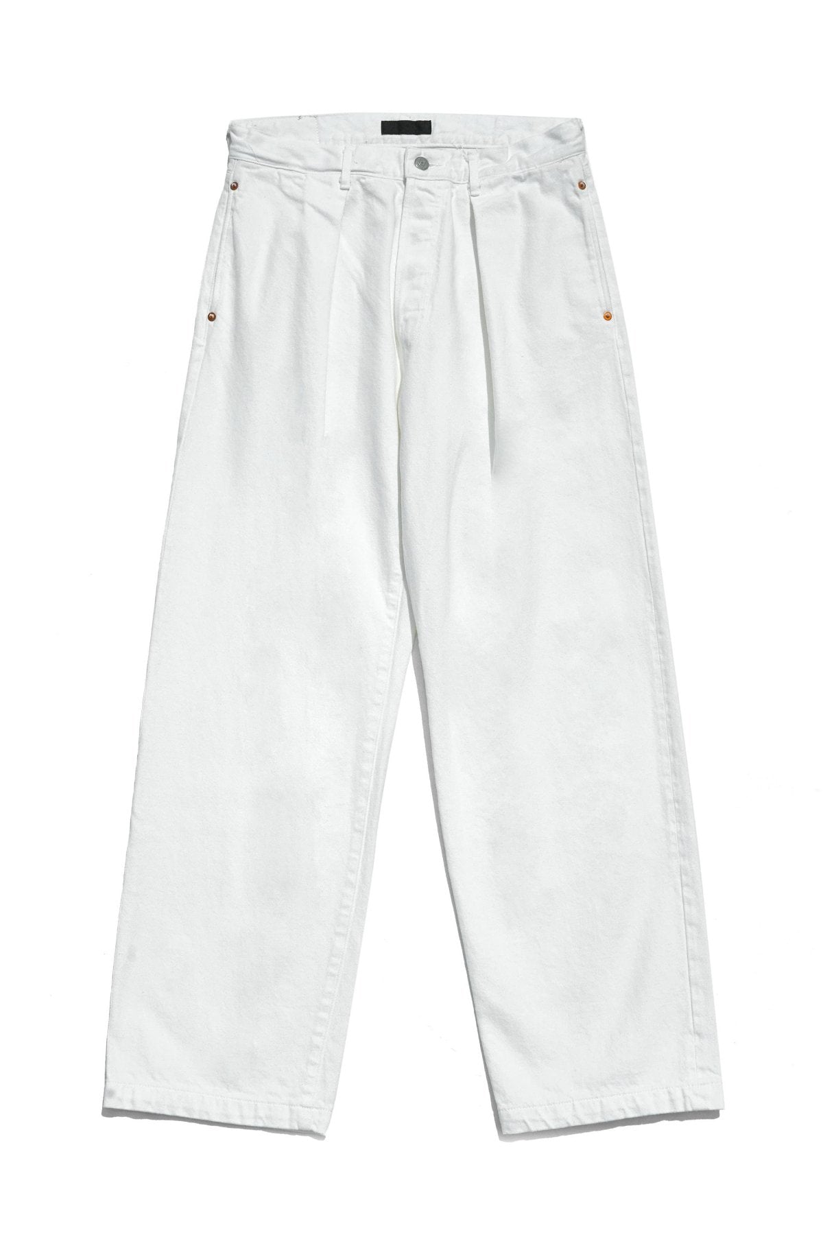 JOSWICK NEW YORK - PREATED DENIM - WHITE