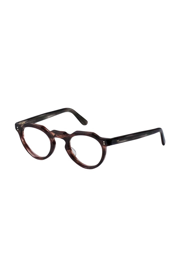 1950s FRANCE VINTAGE EYEGLASS PANTO DARK AMBER - OPT-130