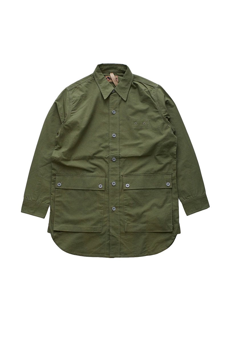 NIGEL CABOURN - LYBRO MOUNTAIN DIV BIG SHIRT-OLIVE