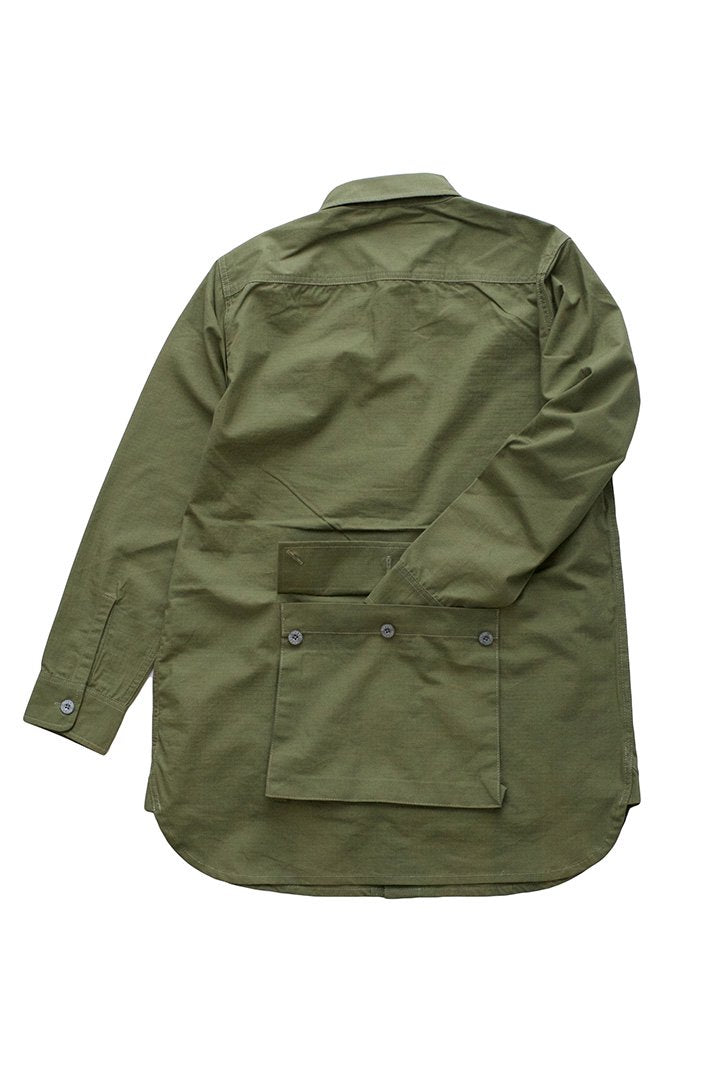 NIGEL CABOURN - LYBRO MOUNTAIN DIV BIG SHIRT-OLIVE