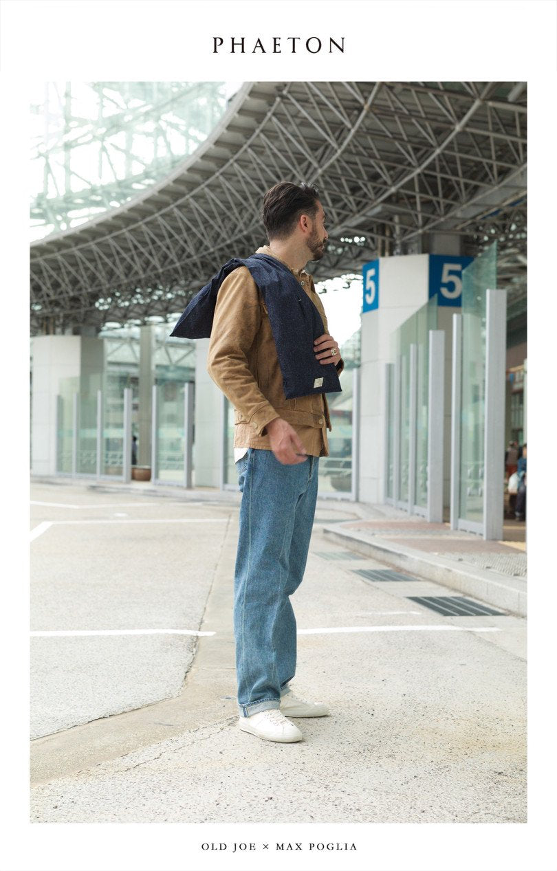 OLD JOE -GAUCHO BAG - BLACK CANVAS