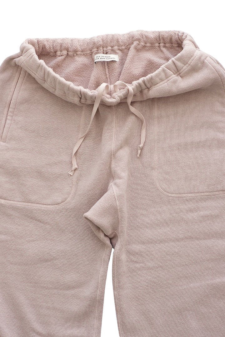 OLD JOE ★★★ - EXCLUSIVE SILK NEP SWEAT PANTS- CORAL PINK