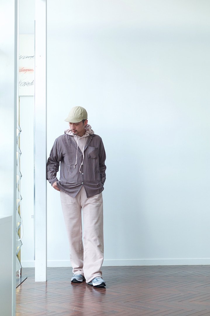 OLD JOE ★★★ - EXCLUSIVE SILK NEP SWEAT PANTS- CORAL PINK