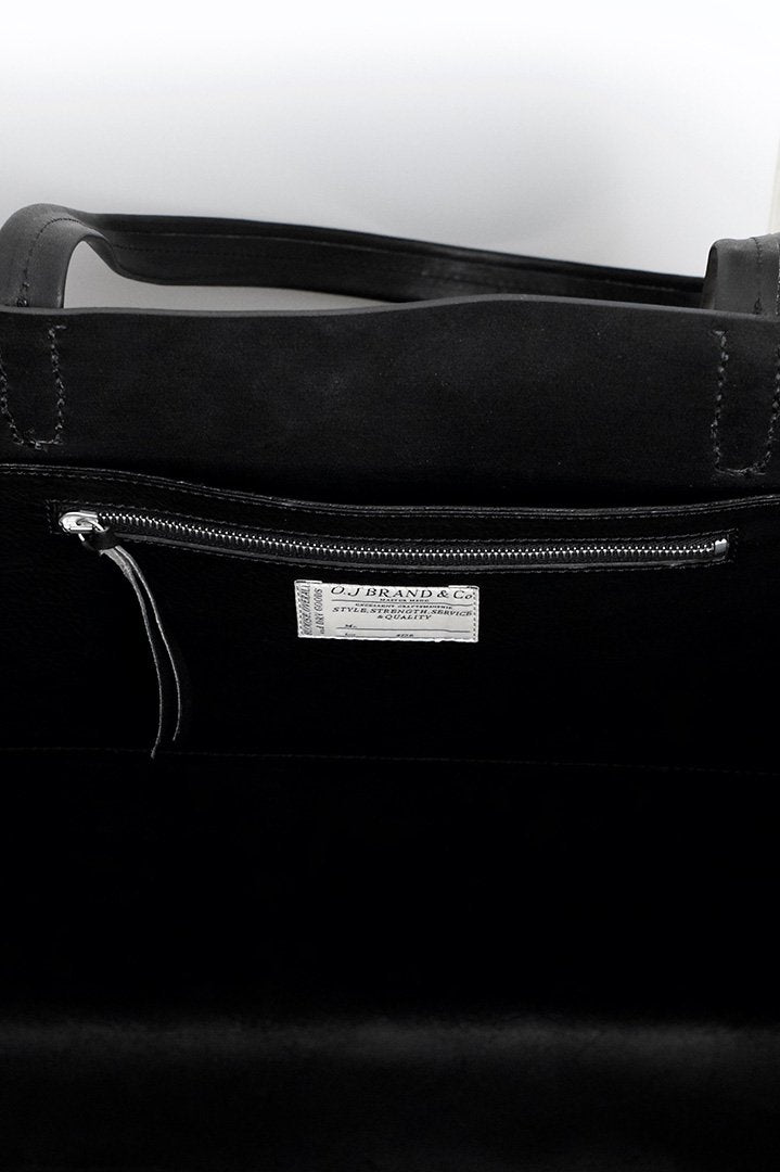 OLD JOE ★★★ - EXCLUSIVE OILED LEATHER TOOL BAG - BLACK