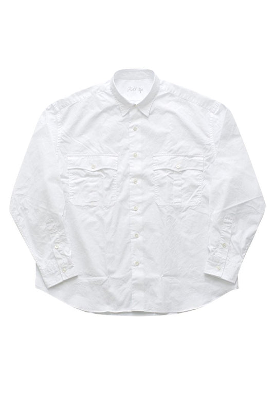 Porter Classic - ROLL UP SHIRT - WHITE