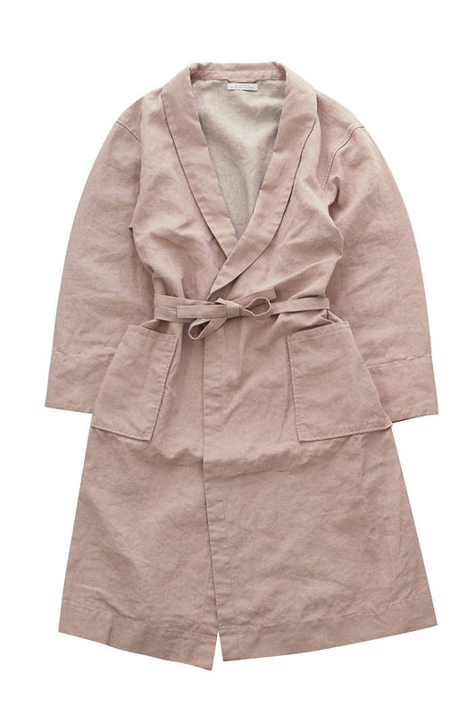 OLD JOE ★★★ - EXCLUSIVE SHAWL COLLAR WRAPPED CHORE COAT - CORAL PINK CANVAS