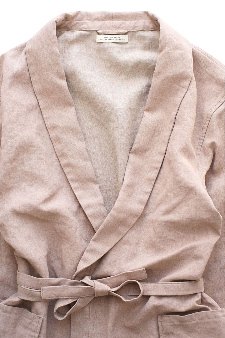 OLD JOE ★★★ - EXCLUSIVE SHAWL COLLAR WRAPPED CHORE COAT - CORAL PINK CANVAS