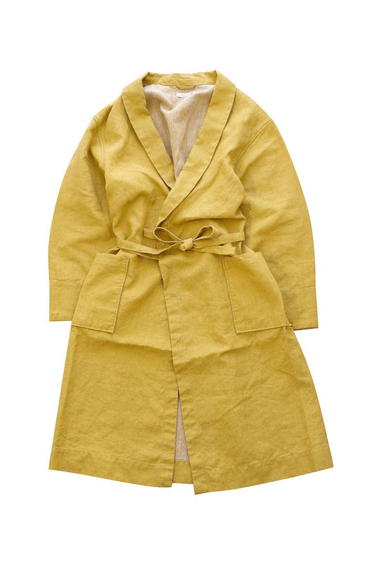 OLD JOE ★★★ - EXCLUSIVE SHAWL COLLAR WRAPPED CHORE COAT - YELLOW CANVAS