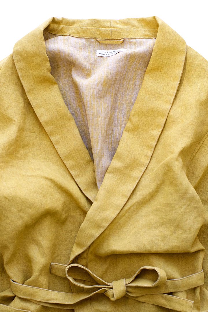 OLD JOE ★★★ - EXCLUSIVE SHAWL COLLAR WRAPPED CHORE COAT - YELLOW CANVAS