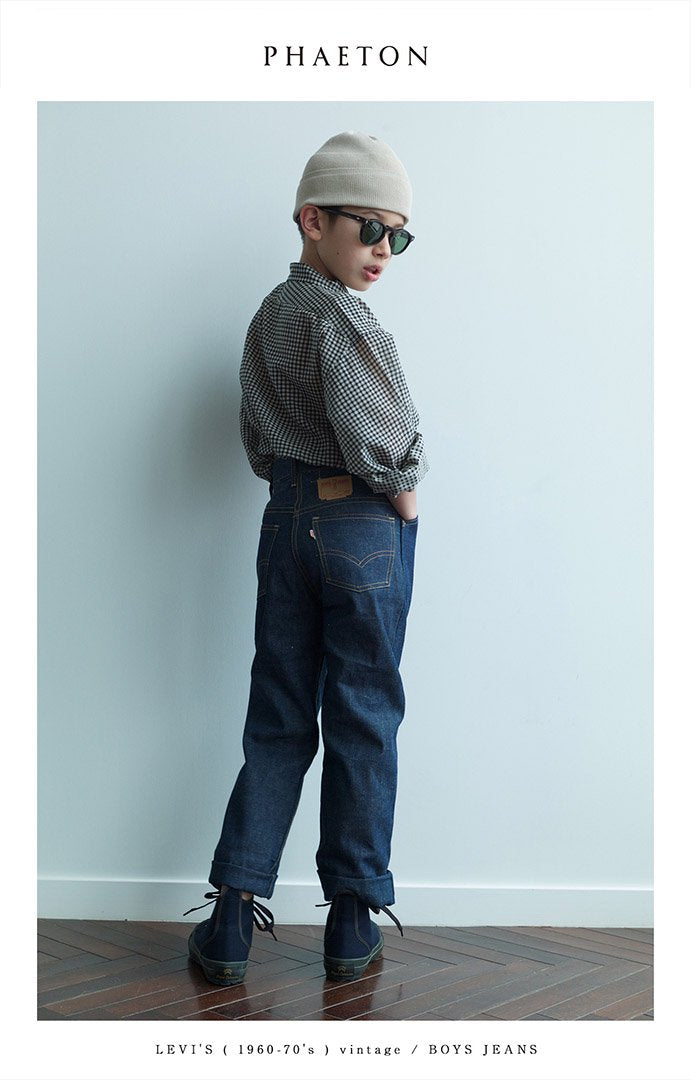 1960's~70s LEVI'S BOYS BIG-E JEANS DEADSTOCK COLLECTION - 003