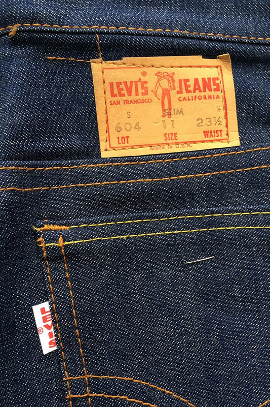 1960's~70s LEVI'S BOYS BIG-E JEANS DEADSTOCK COLLECTION - 004