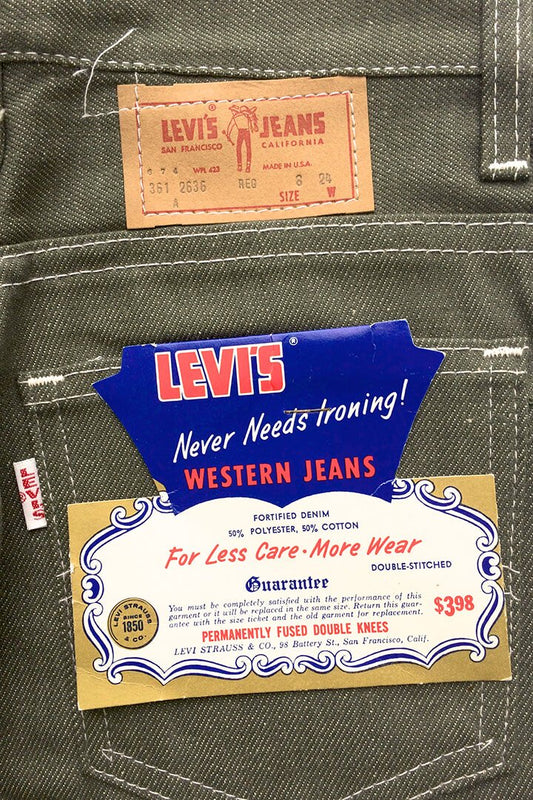 1960's~70s LEVI'S BOYS BIG-E JEANS DEADSTOCK COLLECTION - 006